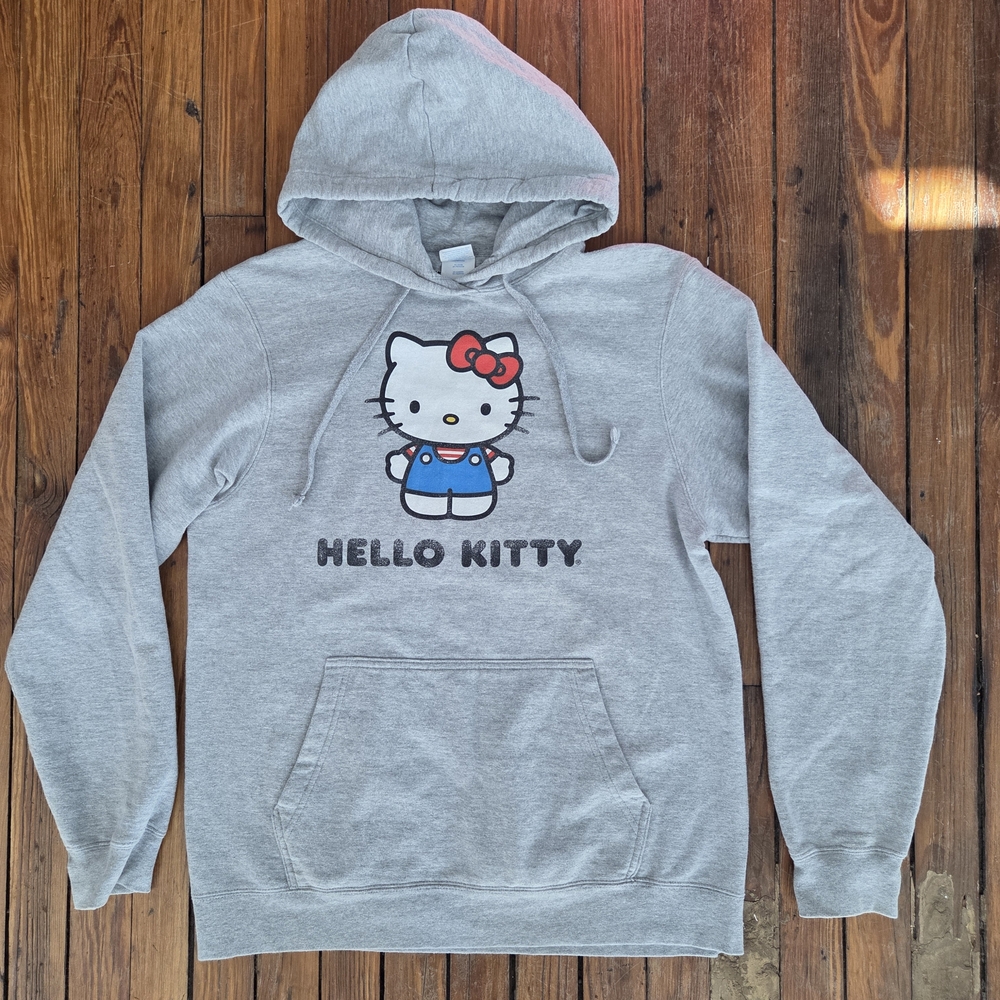 Hello Kitty Gray Hoodie Sweatshirt